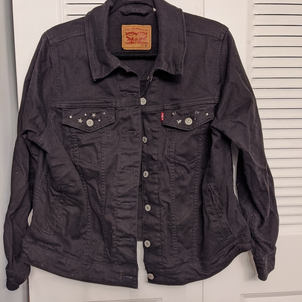 Levi Black Jean Jacket
